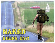 naked hiking day. hike naked day